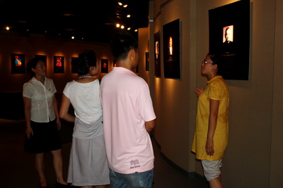 Journalists from Tianjin TV and Dagang TV paid a visit to the Tianjin D. Olympic Museum
