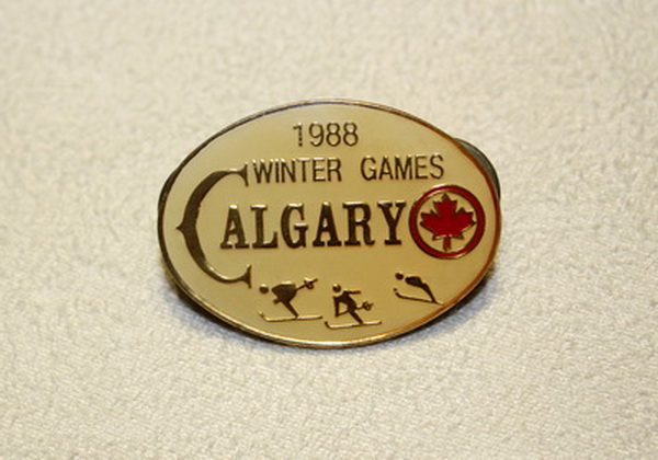 1988 Calgary Winter Olympic Games Badge