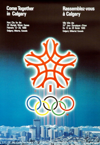 1988年卡尔加里冬奥会海报