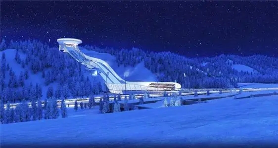 【奥运百科】 场馆巡礼--- 国家跳台滑雪中心