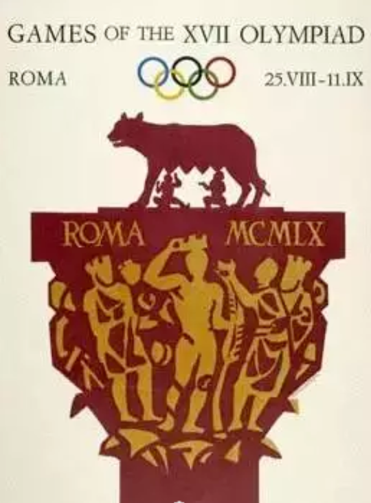 藏品赏析｜ 1960年罗马奥运会海报
